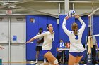 VB vs RIC  Wheaton Women's Volleyball vs Rhode Island College. - Photo by Keith Nordstrom : Wheaton, Volleyball, VB